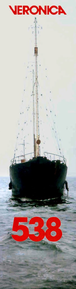 Veronica 538 (Foto jelle Boonstra 31 augustus 1974)