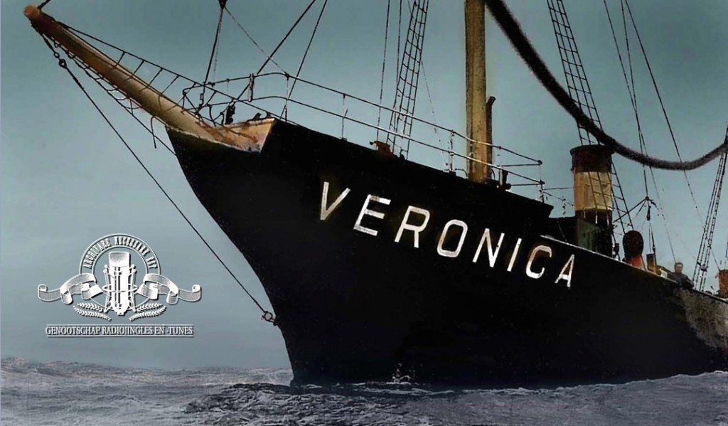 Genootschap - Offshore days, the Borkum Riff, zendschip van Radio Veronica in 1961 (Fotobewerking Jelle Boonstra)