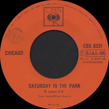 Chicago label Saturday in the park