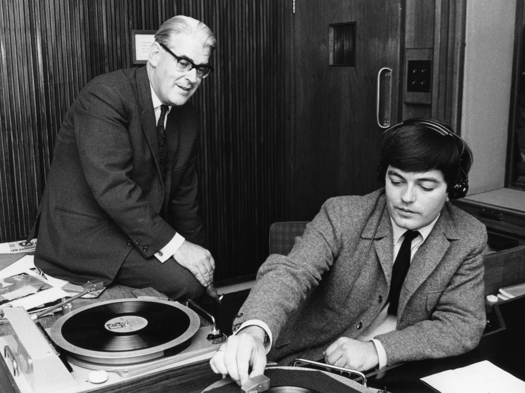 Tony Blackburn op de openingsdag van 'One': 30 september 1967.